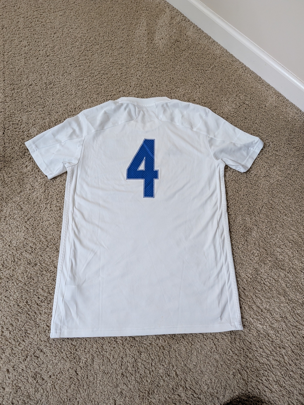Adidas Aeroready Small White Carolina DRÄXLMAIER Soccer Jersey #4 - Picture 7 of 9